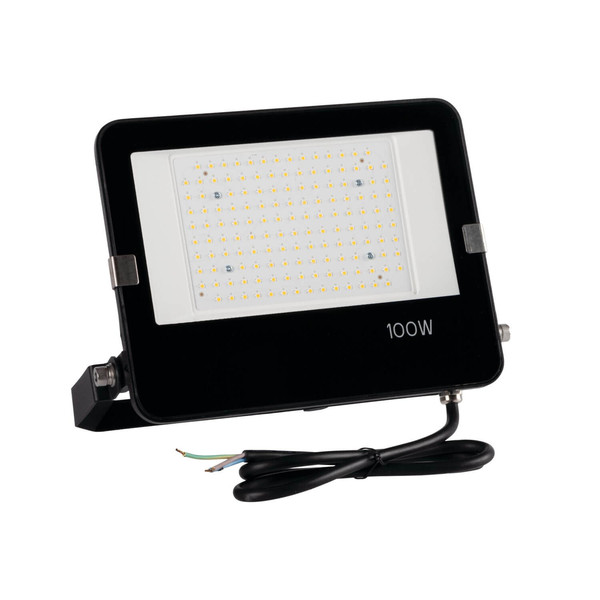 Kanlux LED Fluter Agor 100W neutralweiss 4000K IP65 Schwarz Metall 38420