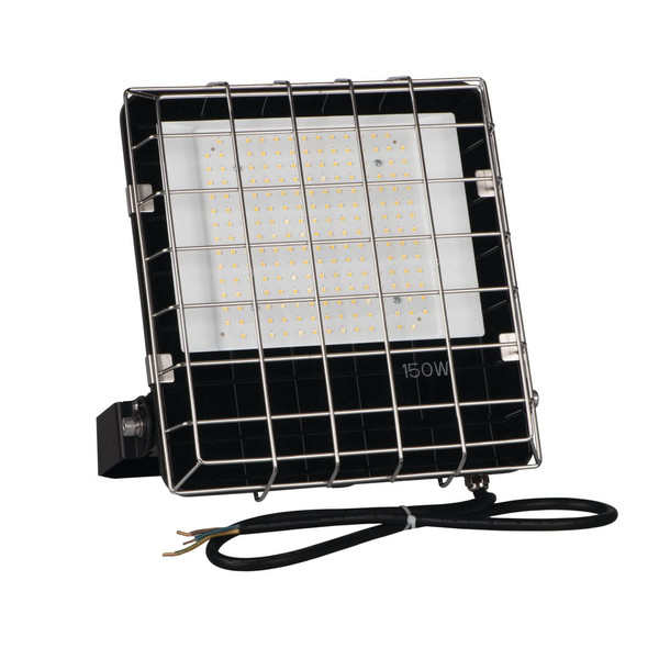 Kanlux LED Fluter Agor 150W neutralweiss 4000K IP65 Schwarz Metall 38421