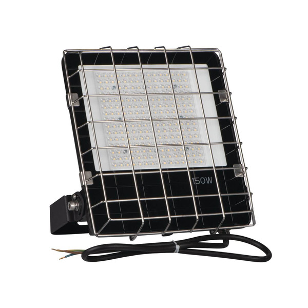 Kanlux LED Fluter Agor 150W neutralweiss 4000K IP65 asymmetrisch Schwarz Metall 38424