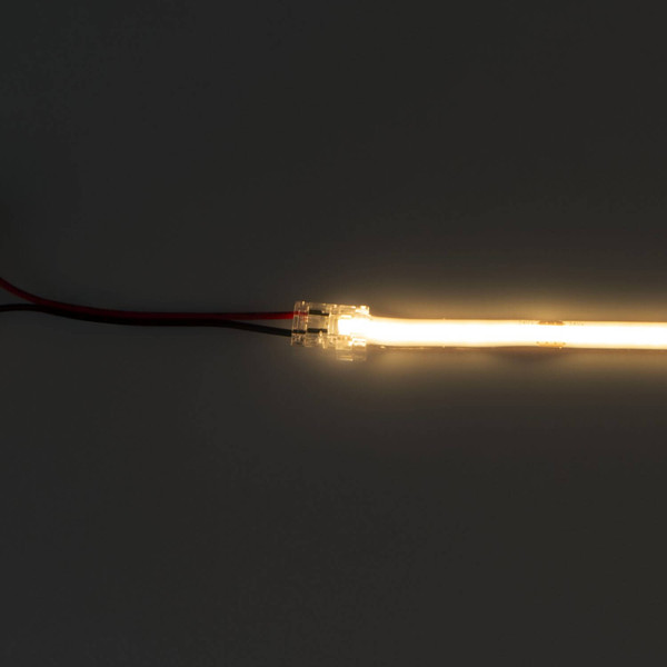 Kanlux Einspeiseverbinder für LED Streifen einfarbig 8mm mit Kabel 38470