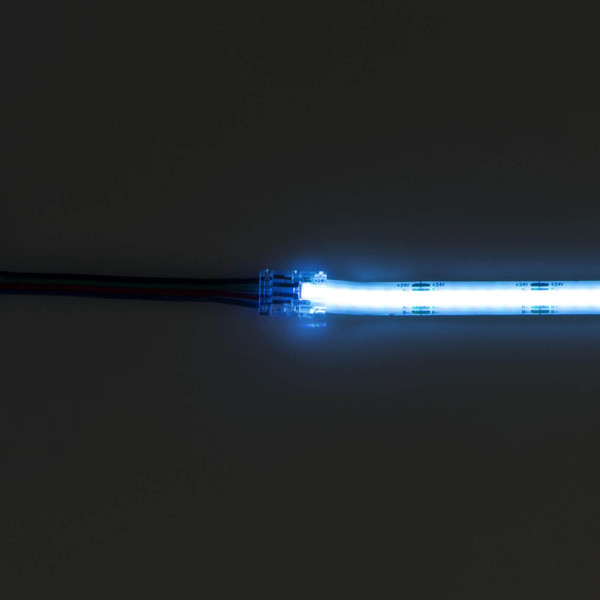 Kanlux Einspeiseverbinder für LED Streifen RGB 10mm mit Kabel 38475