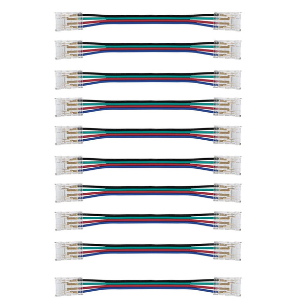 Kanlux Verbinder für LED Streifen RGB 10mm Verbindungskabel 38476
