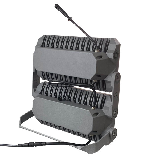 Kanlux LED Fluter Stader 200W neutralweiss 4000K IP66 Grau Aluminium 36cm 38600