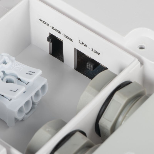 Kanlux 38778 BENO LED Deckenleuchte 12-18W CCT-O W IP54