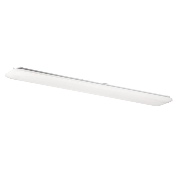 Kanlux LED Langfeldleuchte Lincea 45W einstellbar CCT warm-/neutral-/tageslichtweiss 3000K/4000K/6500K Weiß Stahl 120x17cm 38796