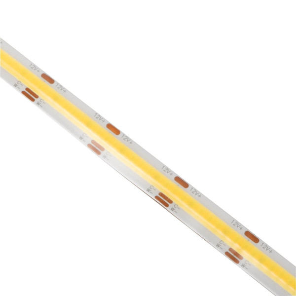 Kanlux LED Streifen 5m LCOB 14W/m 12V CCT warm-/tageslichtweiss 2700-6500K 90Ra dimmbar IP65 10mm 38912