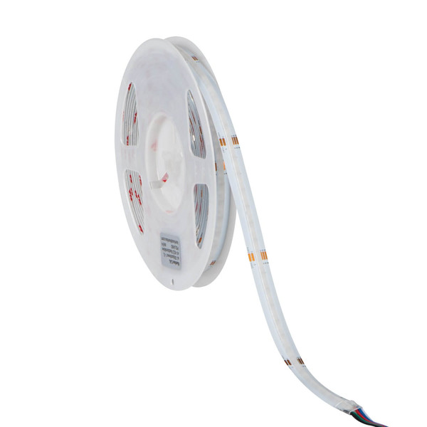 Kanlux LED Streifen 5m LCOB 19W/m 24V RGB + neutralweiss 4000K 90Ra dimmbar 12mm 38913
