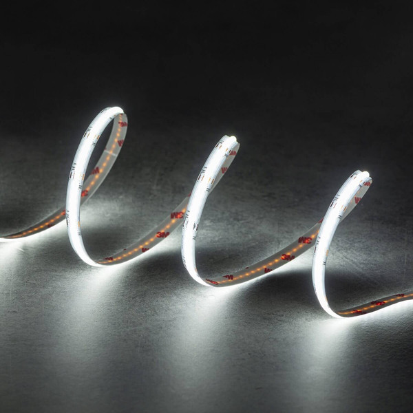 Kanlux LED Streifen 5m LCOB 21W/m 24V RGB + CCT 3000-6100K 90Ra dimmbar 12mm 38915