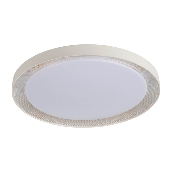 Kanlux LED Deckenleuchte Anbar 37W CCT warm-/tageslichtweiss 3000-6500K Fernbedienung Weiß Stahl Ø55cm 38931