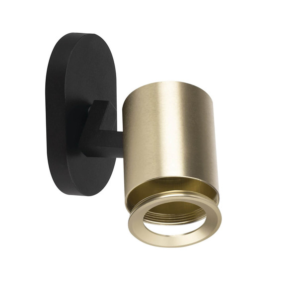 Kanlux Deckenstrahler Laurin GU10 Schwarz Gold Aluminium 38960