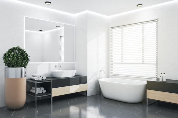 Kanlux LED Deckenleuchte Daber 20W einstellbar CCT warm-/neutralweiss 3000K/3500K/4000K IP66 Weiß Ø30cm 39024