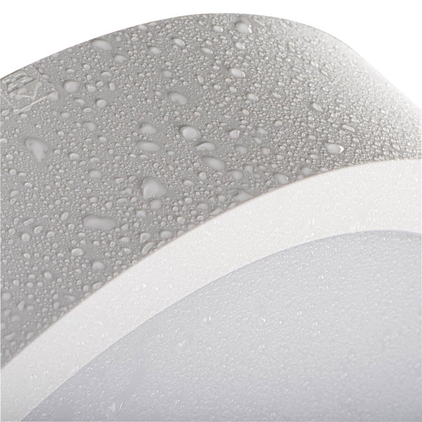 Kanlux LED Deckenleuchte Daber 20W einstellbar CCT warm-/neutralweiss 3000K/3500K/4000K Bewegungsmelder IP66 Weiß Ø30cm 39025