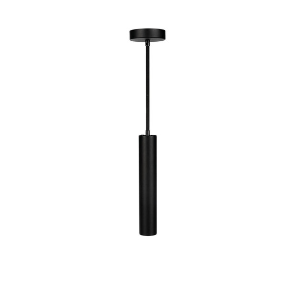 Kanlux Pendelleuchte Phlox GU10 Schwarz Eisen Ø5cm 39040