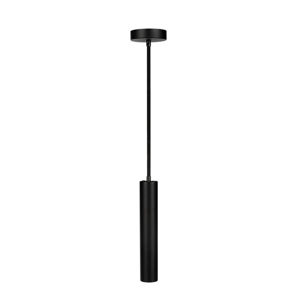 Kanlux Pendelleuchte Phlox GU10 Schwarz Eisen Ø5cm 39040