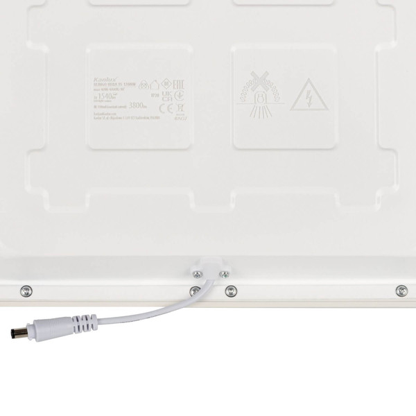 Kanlux LED Panel Blingo 40W neutralweiss 4000K 90Ra UGR19 Weiß Stahl 119,5x29,5cm 39171