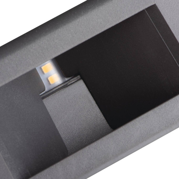 Kanlux LED Außenwandleuchte Refazi flach 6W neutralweiss 4000K IP54 Graphit 39181