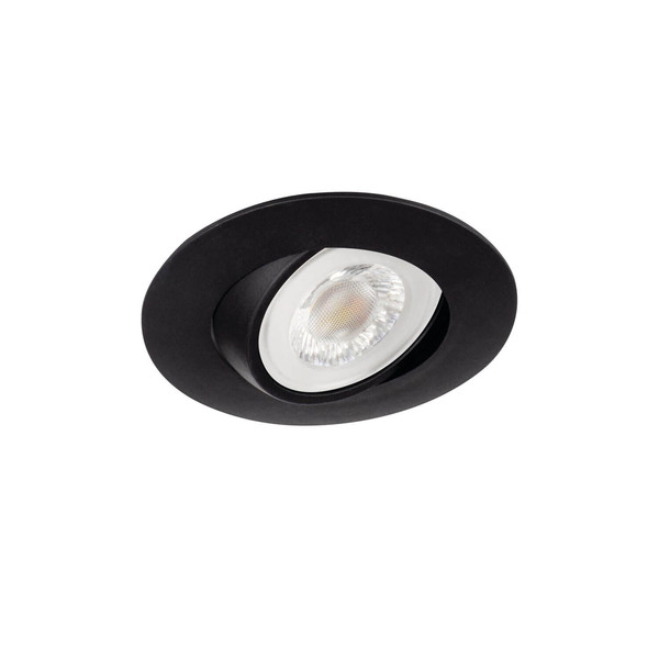 Kanlux LED Downlight Fizu 4W CCT warm-/neutral-/tageslichtweiss 3000K/4000K/6500K Schwarz Ø8cm 39260
