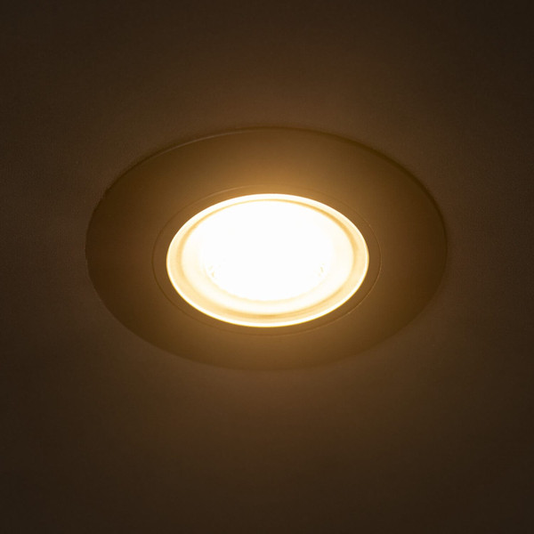 Kanlux LED Downlight Fizu 4W CCT warm-/neutral-/tageslichtweiss 3000K/4000K/6500K Schwarz Ø8cm 39260