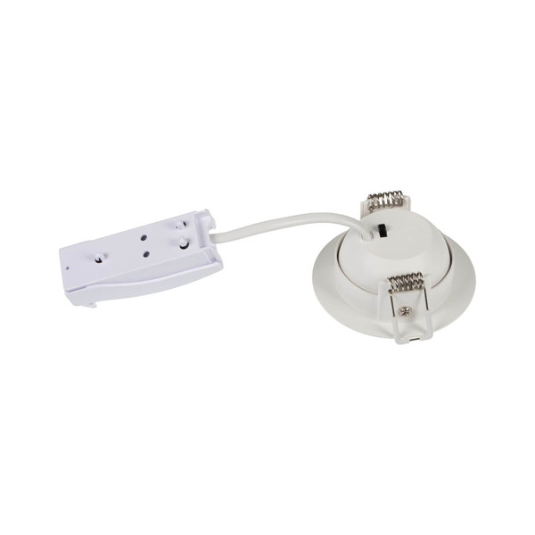 Kanlux LED Downlight Fizu 4W CCT warm-/neutral-/tageslichtweiss 3000K/4000K/6500K Weiß Ø8cm 39261