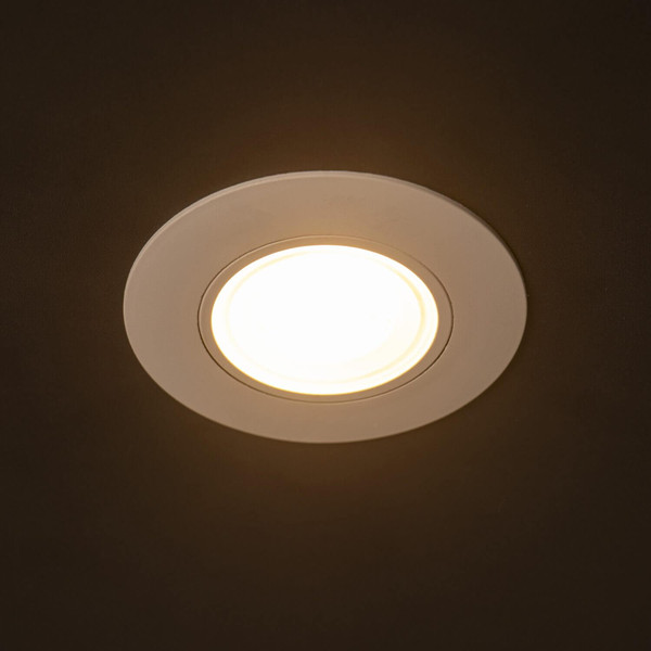 Kanlux LED Downlight Fizu 4W CCT warm-/neutral-/tageslichtweiss 3000K/4000K/6500K Weiß Ø8cm 39261