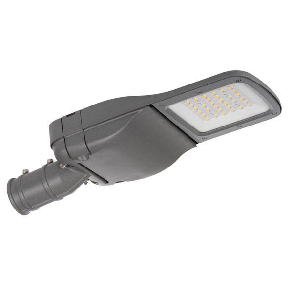 Kanlux LED Straßenleuchte PRO-S 50W neutralweiss 4000K IP66 Grau Aluminium 53,5x21cm asymmetrisch 39278