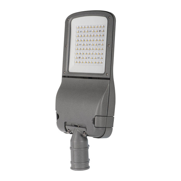Kanlux LED Straßenleuchte PRO-S 100W neutralweiss 4000K IP66 Grau Aluminium 60,5x26,5cm asymmetrisch 39286