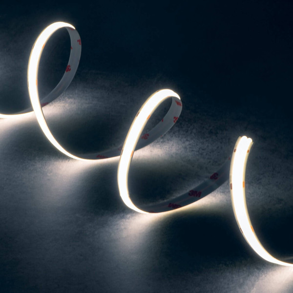 Kanlux LED Streifen 5m LCOB 28W/m 24V tageslichtweiss 6500K 90Ra dimmbar IP65 12mm 39448
