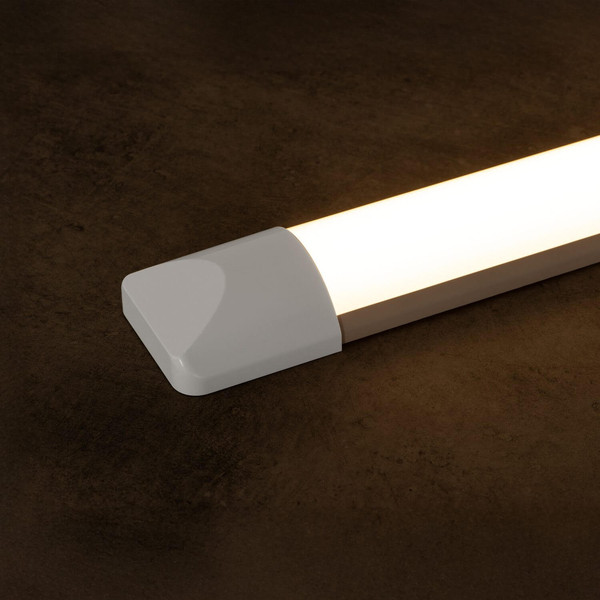 Kanlux LED Langfeldleuchte Noben 36W einstellbar CCT warm-/neutral-/tageslichtweiss 3000K/4000K/6500K IP54 Weiß 120cm 39500