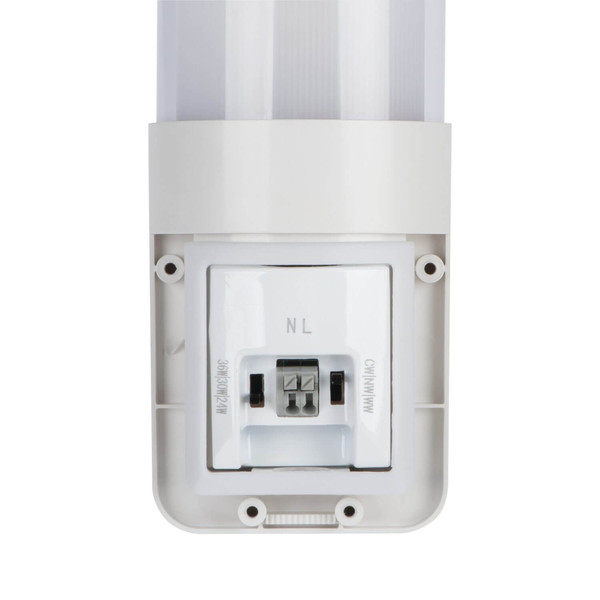 Kanlux LED Langfeldleuchte Noben 42W einstellbar CCT warm-/neutral-/tageslichtweiss 3000K/4000K/6500K IP54 Weiß 150cm 39501