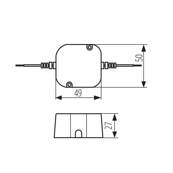 Kanlux LED Netzteil Treto 12V 15W IP67 Weiß 39510