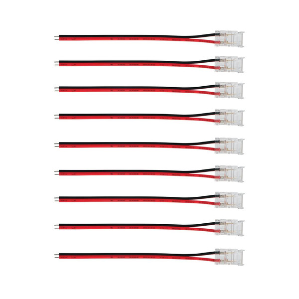 Kanlux Einspeiseverbinder für LED Streifen einfarbig 10mm mit Kabel 39531