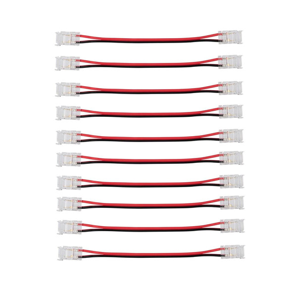 Kanlux Verbinder für LED Streifen einfarbig 10mm Verbindungskabel 39532