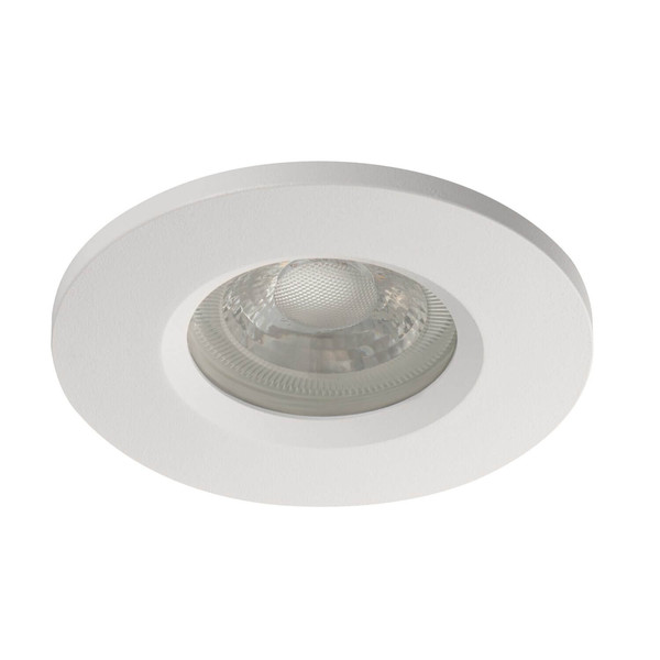 Kanlux Einbaurahmen Talu GU10/GU5,3 IP44 Weiß Aluminium Ø8cm 39540