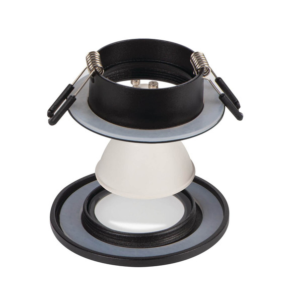 Kanlux Einbaurahmen Talu GU10/GU5,3 IP44 Weiß Aluminium 39542