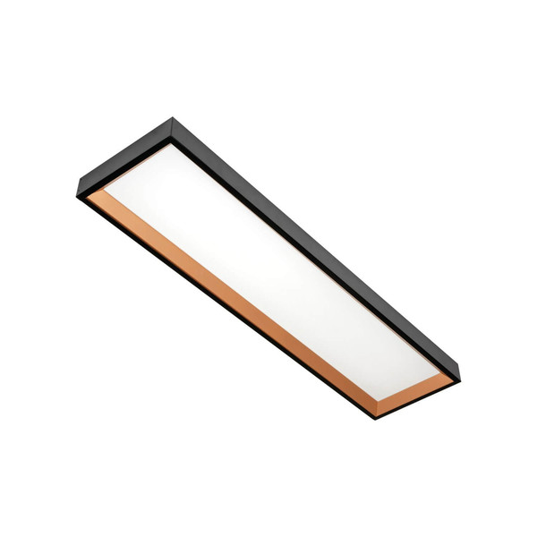 Kanlux Einbaurahmen für LED Panel Sky-V 30x120cm Schwarz Stahl 39757