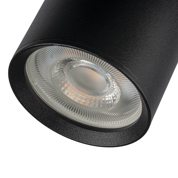 Kanlux Pendelleuchte für 1-Phasen Stromschiene ATL GU10 Schwarz Eisen 30cm 45918