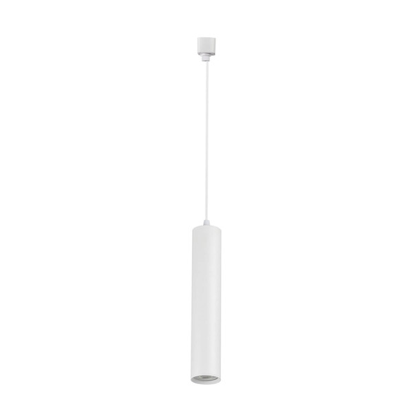 Kanlux Pendelleuchte für 1-Phasen Stromschiene ATL GU10 Weiß Eisen 30cm 45919