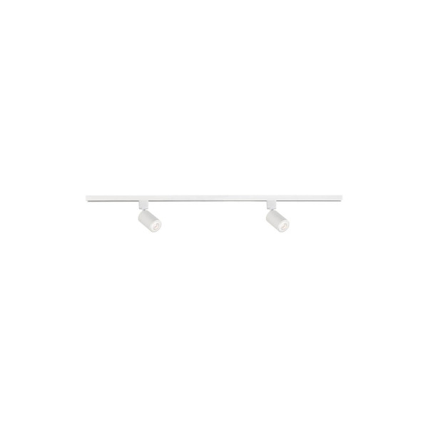 Kanlux 1-Phasen Stromschienen-Set mit Strahlern Altear 2-flammig 2xGU10 Weiß 101cm 45921