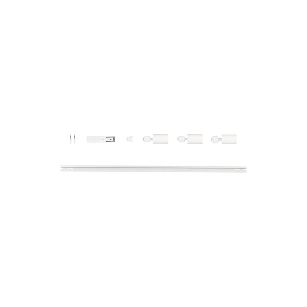 Kanlux 1-Phasen Stromschienen-Set mit Strahlern Altear 3-flammig 3xGU10 Weiß 101cm 45923