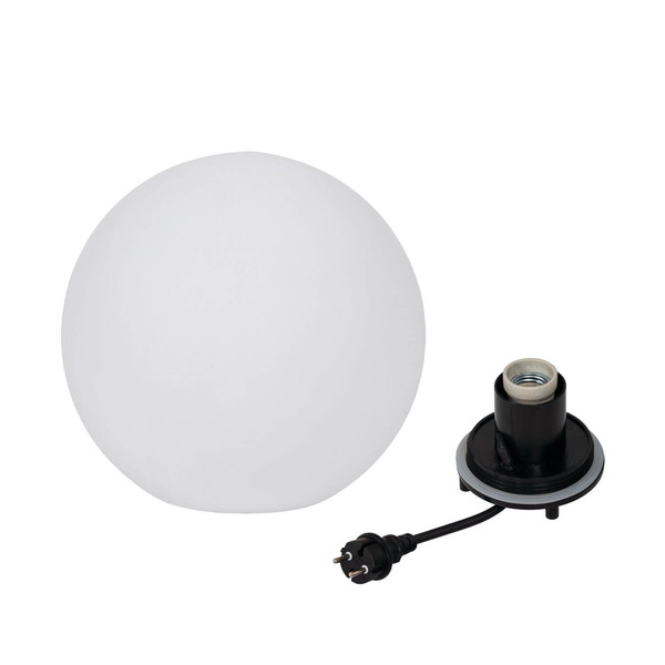 Kanlux Leuchtkugel, Gartenkugel Stono E27 IP65 Weiß Ø30cm 45931