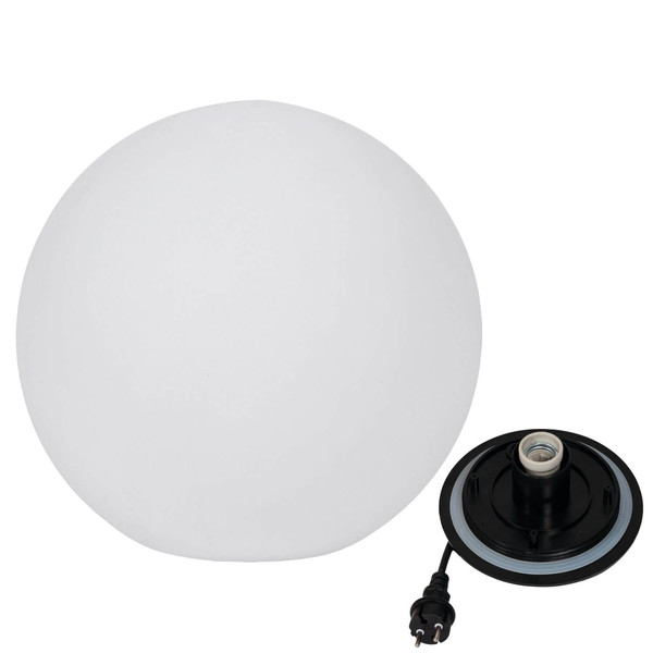 Kanlux Leuchtkugel, Gartenkugel Stono E27 IP65 Weiß Ø50cm 45933