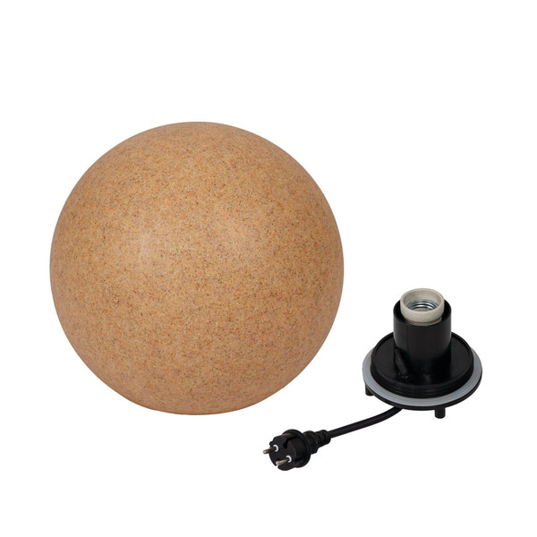 Kanlux Leuchtkugel, Gartenkugel Stono E27 IP65 Terrakotta Ø30cm 45935