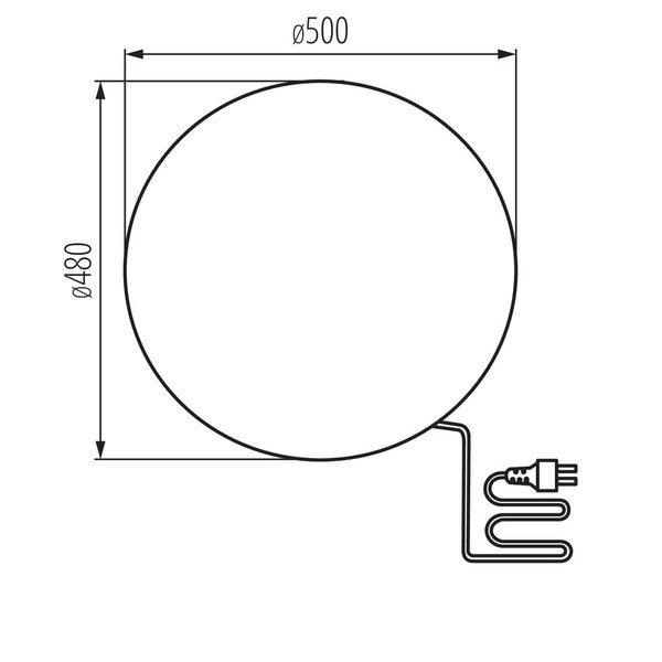 Kanlux Leuchtkugel, Gartenkugel Stono E27 IP65 Terrakotta Ø50cm 45937