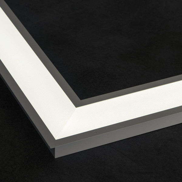 Kanlux LED Panel Avar 32W CCT warm-/neutral-/tageslichtweiss 3000K/4000K/6000K UGR19 Weiß Aluminium 59,5x59,5cm 46070