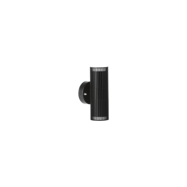 Kanlux Außenwandleuchte Radilo 2-flammig 2xGU10 IP44 Schwarz Aluminium 46201