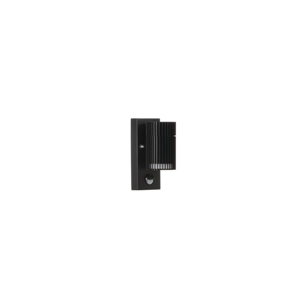 Kanlux Außenwandleuchte Radilo GU10 Bewegungsmelder IP44 Schwarz Aluminium 46202