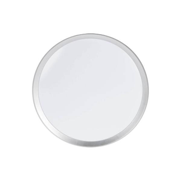 Kanlux LED Deckenleuchte Lixan 47W CCT warm-/tageslichtweiss 3000-6500K dimmbar Fernbedienung Weiß Silber Ø38,5cm 46280