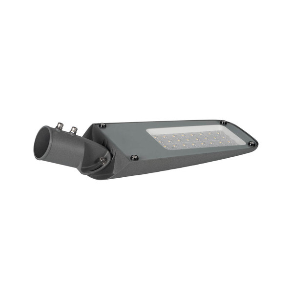 Kanlux LED Straßenleuchte PRO-SL 100W neutralweiss 4000K IP66 Grau Aluminium 53x21cm asymmetrisch 46321