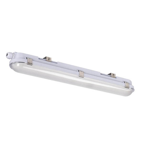 Kanlux LED Feuchtraumleuchte MAH Pro 19W einstellbar neutralweiss 4000K IP66 Grau 66cm 46330