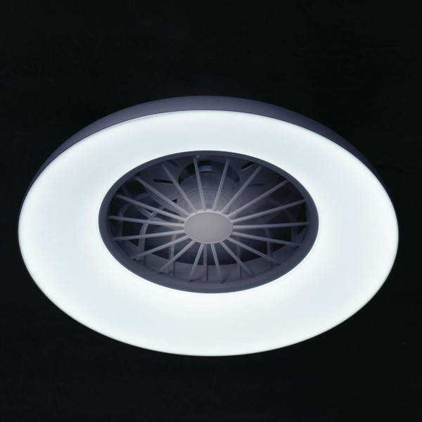 Kanlux LED Deckenleuchte mit Ventilator Plave 24W RGB + CCT 3000-6500K Fernbedienung Weiß Ø48,5cm 46370